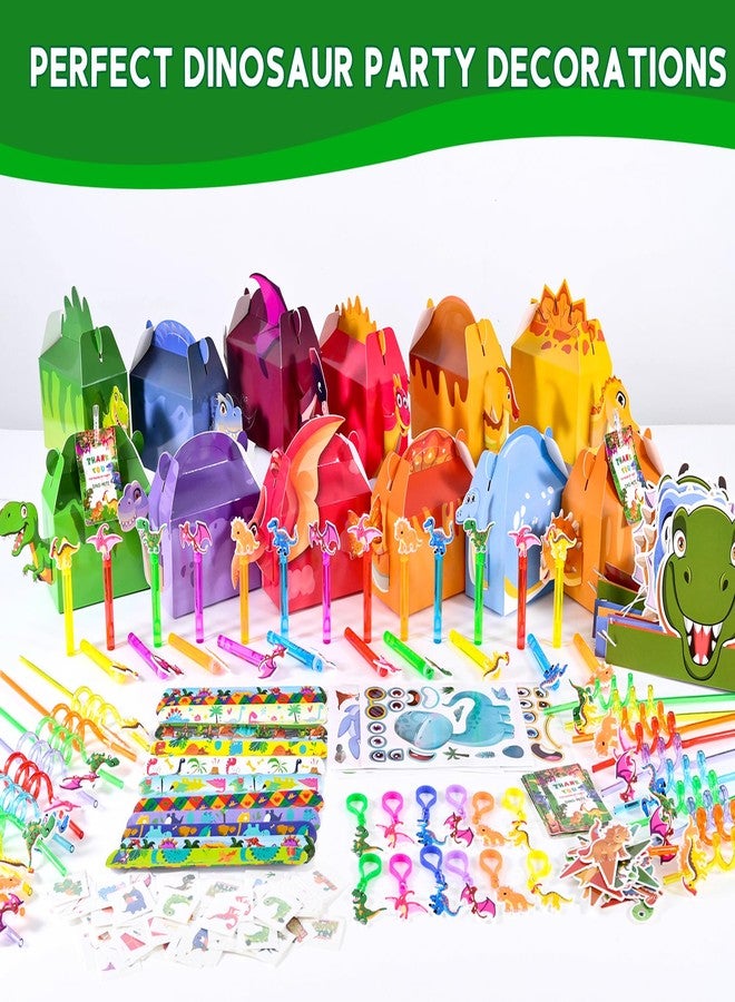 PLOUGVI 320PCS Dinosaur Birthday Party Decorations Favors Supplies, Dino Goodie Bags Fillers Stuffers for Kids Birthday Gifts - Image 2